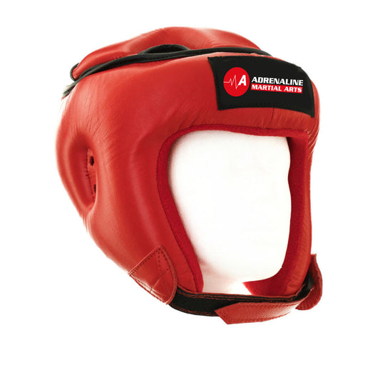 Adrenaline Martial Arts Approved Headguard - Leather